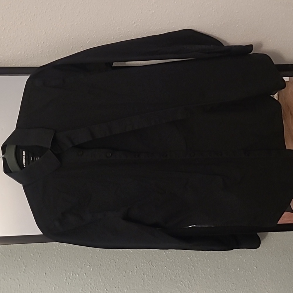 S Express black dress shirt